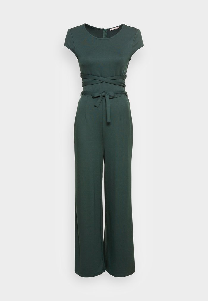 Jumpsuit Anna Field Zip UP Vert Foncé Femme | UMZ-2741718